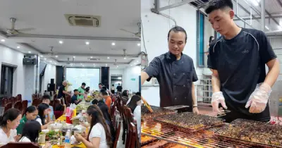 Chủ khách sạn Cô Tô mổ lợn rừng nuôi cả năm đãi 50 du khách mắc kẹt vì bão