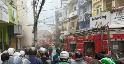 Cháy nhà ở trung tâm Đà Lạt, 4 người được cứu, 1 người tử vong