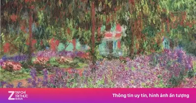 Claude Monet và hoa diên vĩ: Biểu tượng mùa xuân trong tranh Ấn tượng