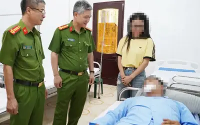 Cán bộ công an bị thương, khâu 40 mũi khi truy bắt đối tượng ma túy