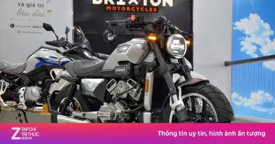 Cận cảnh Hyosung GV350X - môtô cruiser Hàn Quốc giá 135 triệu đồng