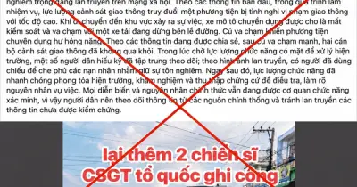 Công an Cà Mau bác bỏ tin CSGT truy đuổi gây tai nạn là sai sự thật