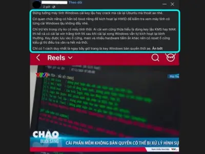 Cảnh báo doanh nghiệp về kiểm tra bản quyền Windows: Sự thật và lời khuyên