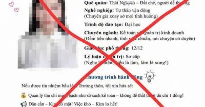 Cảnh báo trào lưu ứng tuyển trưởng thôn trên mạng xã hội, có thể bị phạt 30 triệu