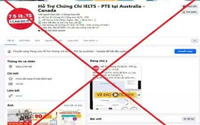 Cảnh giác chiêu lừa thi hộ chứng chỉ IELTS, PTE qua mạng