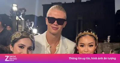 Con gái tỷ phú Johnathan Hạnh Nguyễn khoe ảnh thân thiết cùng Haaland