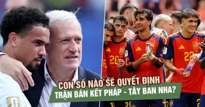 Con số quyết định trận bán kết World Cup Pháp - Tây Ban Nha