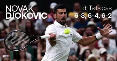 Djokovic hạ Tsitsipas, lập cột mốc phi thường ở Wimbledon