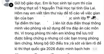 Gia Lai kết luận hai vụ tố gian lận thi tốt nghiệp THPT 2026 là không đúng