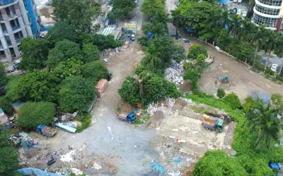 Hà Nội: Hàng ngàn m2 đất phường Phú Diễn bị biến thành bãi rác khổng lồ