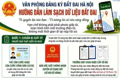 Hà Nội phát động chiến dịch 90 ngày làm sạch dữ liệu đất đai