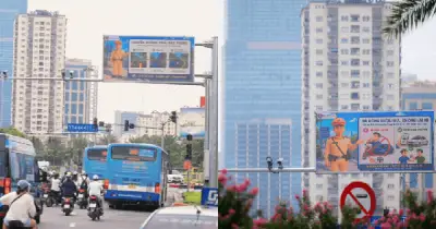 Hà Nội vận hành 36 màn hình LED giao thông thông minh cùng 5.000 camera AI