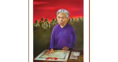 Họa sĩ Lê Sa Long hoàn thành bộ tranh 'Hẹn ước ngày trở về' về liệt sĩ