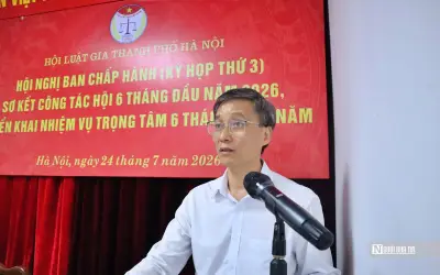 Hội Luật gia Hà Nội mở rộng hoạt động hướng về cơ sở, sơ kết 6 tháng đầu năm 2026