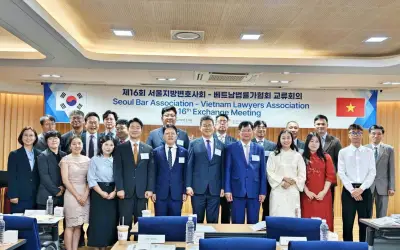 Hội Luật gia Việt Nam và Đoàn Luật sư Seoul thúc đẩy hợp tác ứng dụng AI trong pháp lý