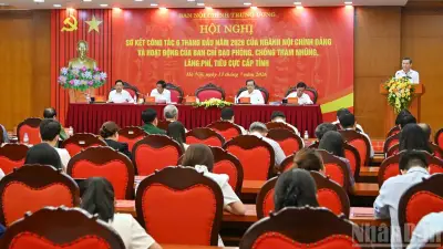 Hội nghị toàn quốc ngành Nội chính Đảng sơ kết 6 tháng đầu năm 2026