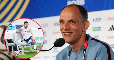 HLV Tuchel bông đùa: 'Messi bị cảm lạnh vào ngày mai' trước bán kết World Cup