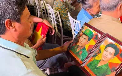 Hơn 60 di ảnh liệt sĩ được sinh viên phục dựng tại Hải Phòng