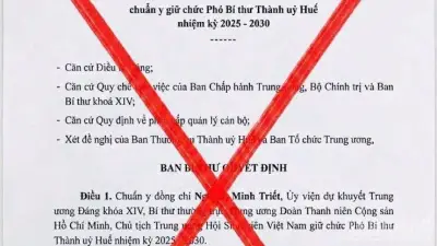 HueIOC cảnh báo tin giả mạo văn bản hành chính, khuyến cáo người dân cảnh giác