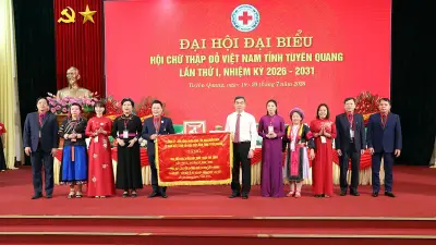 Đại hội Hội Chữ thập đỏ tỉnh Tuyên Quang: Tổng giá trị hoạt động nhân đạo đạt hơn 402 tỷ đồng