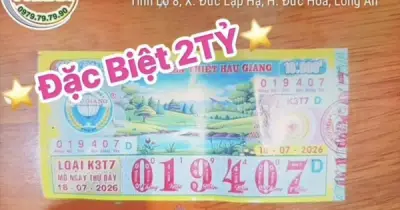 Đi đám cưới được tặng vé số, may mắn trúng độc đắc 2 tỉ đồng