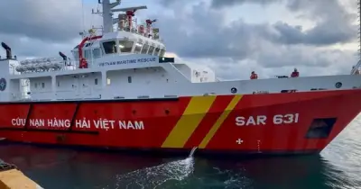 Điều siêu tàu SAR 631 tìm kiếm nạn nhân vụ chìm tàu Khôi Nguyên 18