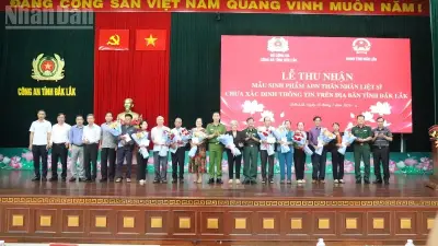 Đắk Lắk thu mẫu ADN thân nhân liệt sĩ chưa xác định danh tính