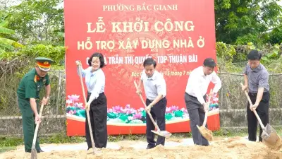 Khởi công xây nhà cho nạn nhân chất độc hóa học tại Quảng Trị