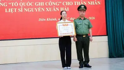 Khánh Hòa trao Bằng Tổ quốc ghi công cho liệt sĩ Nguyễn Xuân Hải