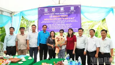 Khánh thành công trình nước sạch Vị Thủy, giải quyết thiếu nước kéo dài