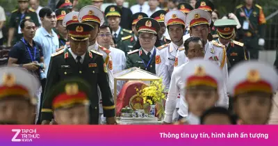 Lễ di quan 7 bộ hài cốt liệt sĩ tại công viên Lê Thị Riêng