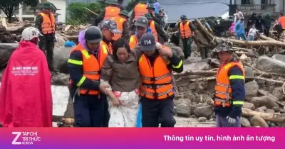 Lai Châu: 3 xã bị cô lập hoàn toàn do mưa lũ, đường huyết mạch tê liệt