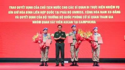 Lần đầu Việt Nam có sĩ quan giữ vị trí cao tại phái bộ UNMISS