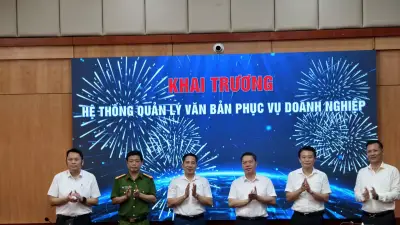 Lạng Sơn khai trương hệ thống quản lý văn bản hỗ trợ doanh nghiệp chuyển đổi số