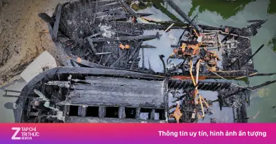 Ám ảnh hiện trường hoang tàn sau vụ cháy 6 tàu cá tại cảng Tam Quan