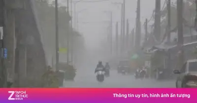 Mưa lớn kéo dài, cảnh báo lũ trên các sông ở Bắc Bộ
