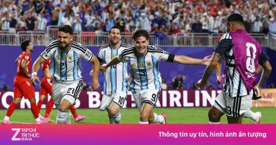 Messi nở nụ cười tự hào khi Alvarez lập siêu phẩm ở tứ kết World Cup 2026
