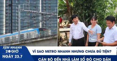 Metro nhanh nhưng chưa đủ tiện: Nút thắt dặm cuối; Cán bộ đến nhà làm sổ đỏ