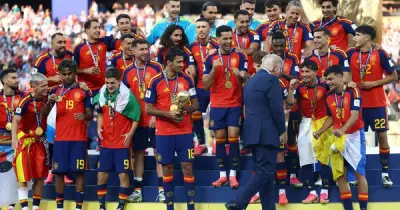 Mikel Merino nhại điệu nhảy Trump gây sốt lễ đăng quang World Cup 2026