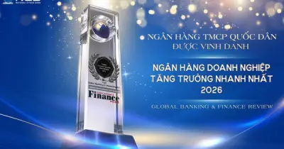 NCB được vinh danh Ngân hàng doanh nghiệp tăng trưởng nhanh nhất Việt Nam 2026