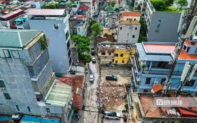 Ngõ 381 Nguyễn Khang mở rộng lên 21,5m sau nhiều năm ùn tắc