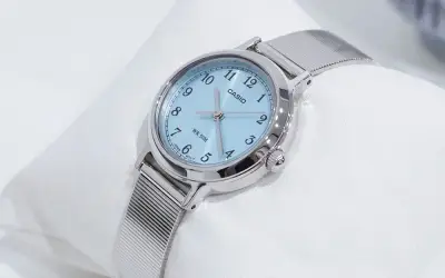 Đồng hồ Casio nữ phù hợp cho đi học và đi làm với thiết kế thanh lịch