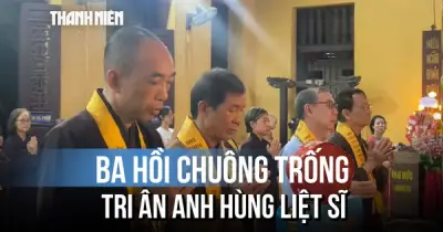 Đồng loạt 3 hồi chuông, trống Bát nhã tri ân liệt sĩ trên cả nước