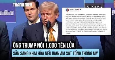 Ông Trump: 1.000 tên lửa sẵn sàng nếu Iran ám sát tổng thống Mỹ