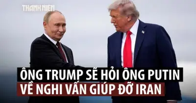 Ông Trump sẽ chất vấn ông Putin về cáo buộc Nga hỗ trợ Iran