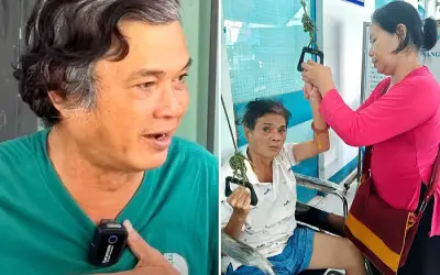 Nghệ sĩ Mai Trần sau nhồi máu não: Sụt cân, yếu nửa người, vợ bán hàng online
