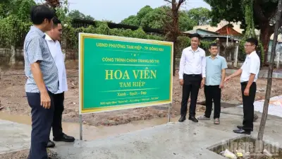 Người dân Tam Hiệp chung tay xây hoa viên, làm đẹp đô thị Đồng Nai