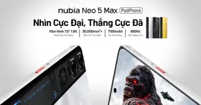Nubia Neo 5 Max ra mắt: 'Padphone' gaming màn hình 7.5 inch siêu lớn