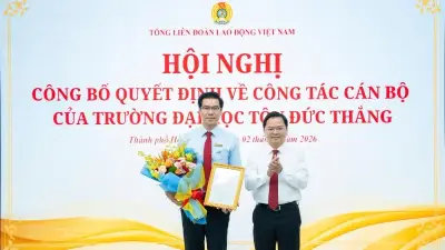 PGS Trần Trọng Đạo tái đắc cử Hiệu trưởng Trường ĐH Tôn Đức Thắng nhiệm kỳ 2026-2031