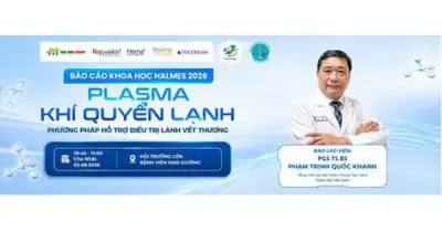 PGS.TS Phạm Trịnh Quốc Khanh giới thiệu Plasma lạnh lành vết thương tại HALMeS 2026